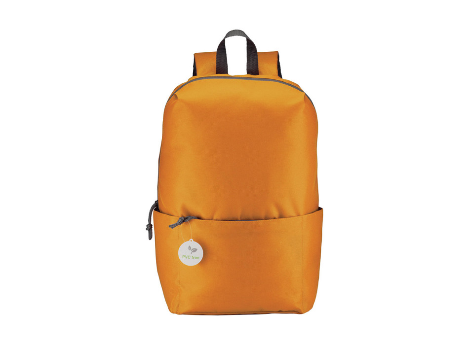 Zaino in poliestere senza PVC con quattro tasche, spallacci regolabili Gheddi