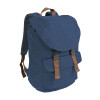 Zaino in poliestere two tone effetto melange con 2 tasche Gheddi