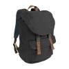 Zaino in poliestere two tone effetto melange con 2 tasche Gheddi