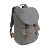 Zaino in poliestere two tone effetto melange con 2 tasche Gheddi