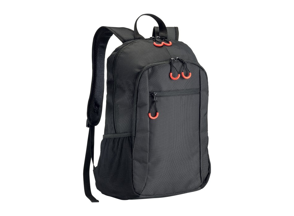 Zaino porta computer in dobby nylon con tre tasche