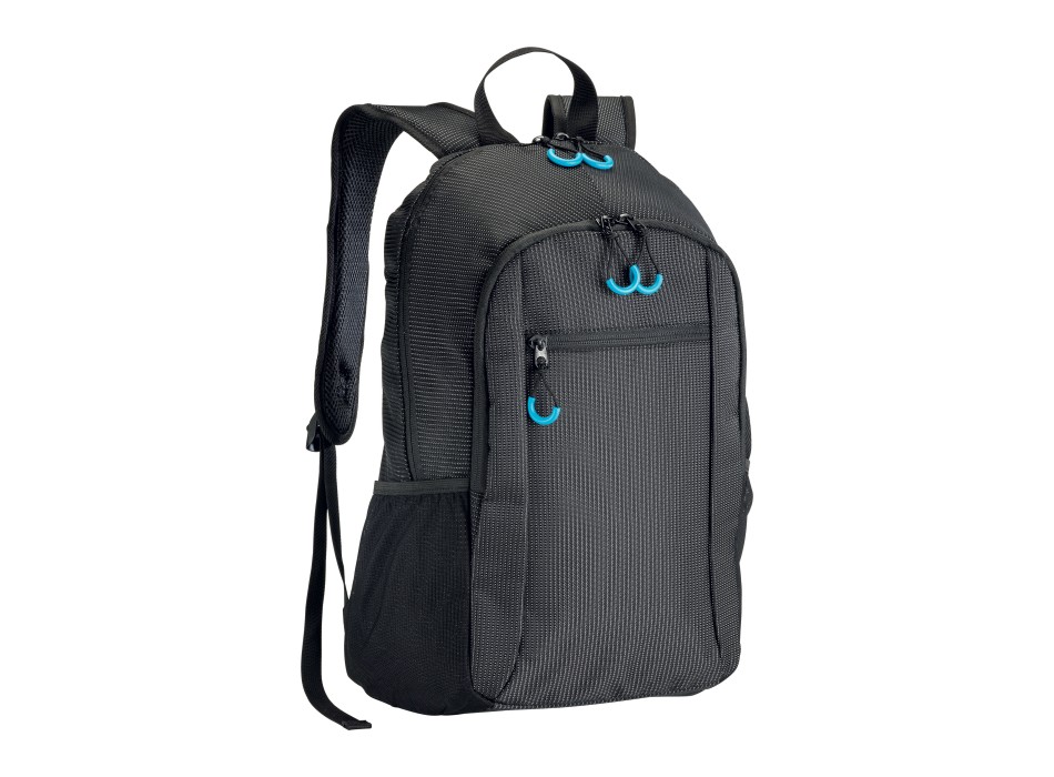 Zaino porta computer in dobby nylon con tre tasche