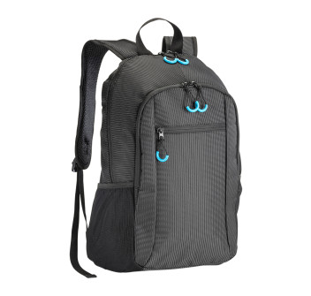 Zaino porta computer in dobby nylon con tre tasche Gheddi