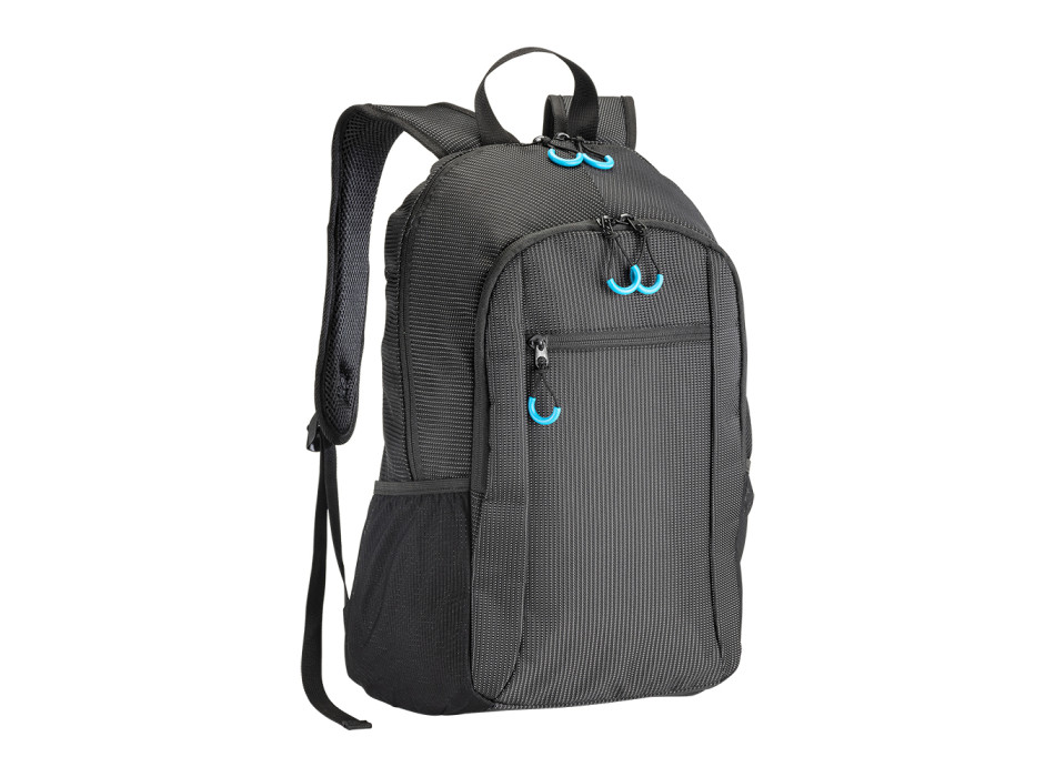 Zaino porta computer in dobby nylon con tre tasche Gheddi