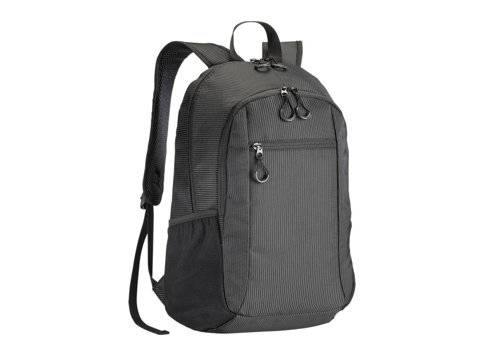 Zaino porta computer in dobby nylon con tre tasche Gheddi