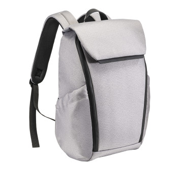 Zaino porta pc (15) in poliestere riciclato jacquard 600D (lining interno in R-PET) Gheddi