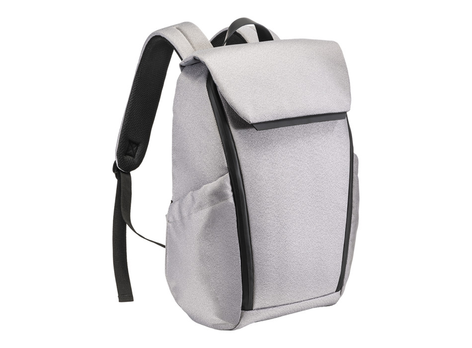 Zaino porta pc (15) in poliestere riciclato jacquard 600D (lining interno in R-PET)