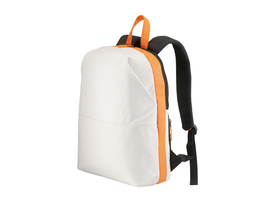 Zaino porta PC in Canvas con inserti in ecopelle ad alta visibilita Gheddi