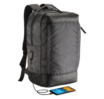 Zaino porta pc in poliestere riciclato con tintura ecologica