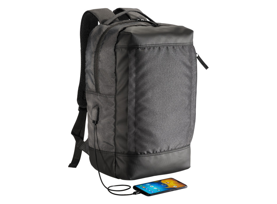 Zaino porta pc in poliestere riciclato con tintura ecologica