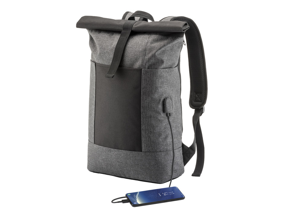 Zaino porta PC in poliestere rifrangente Gheddi