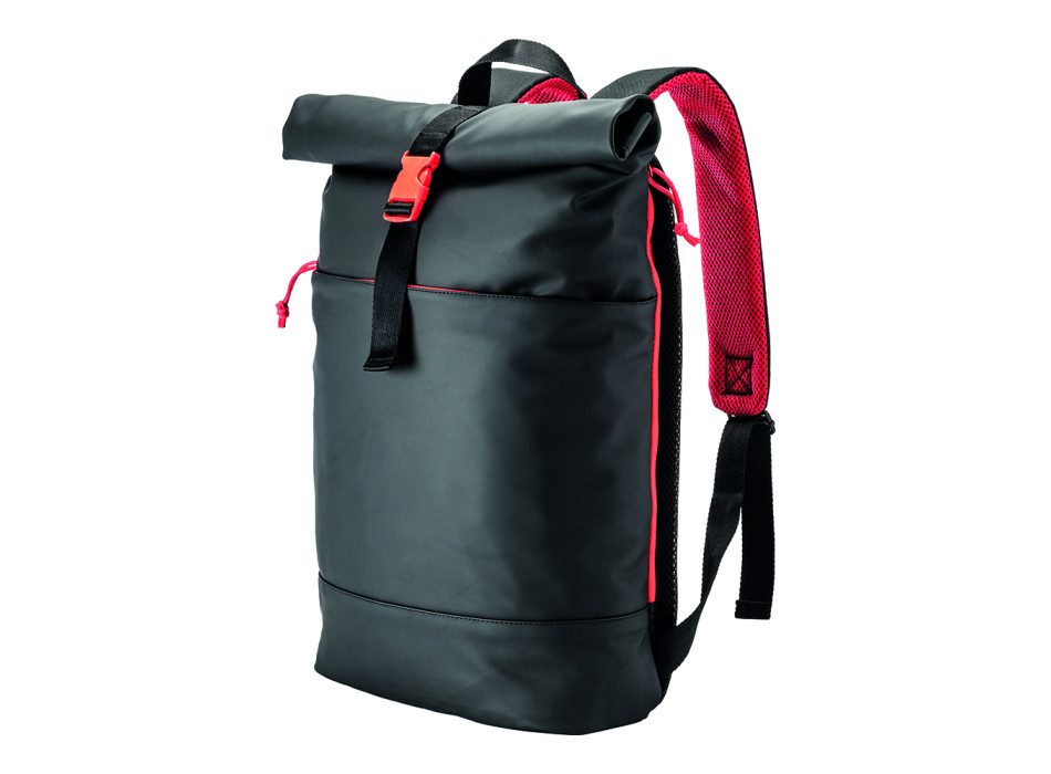 Zaino porta pc in soft pu water resistant, compartimento notebook Gheddi