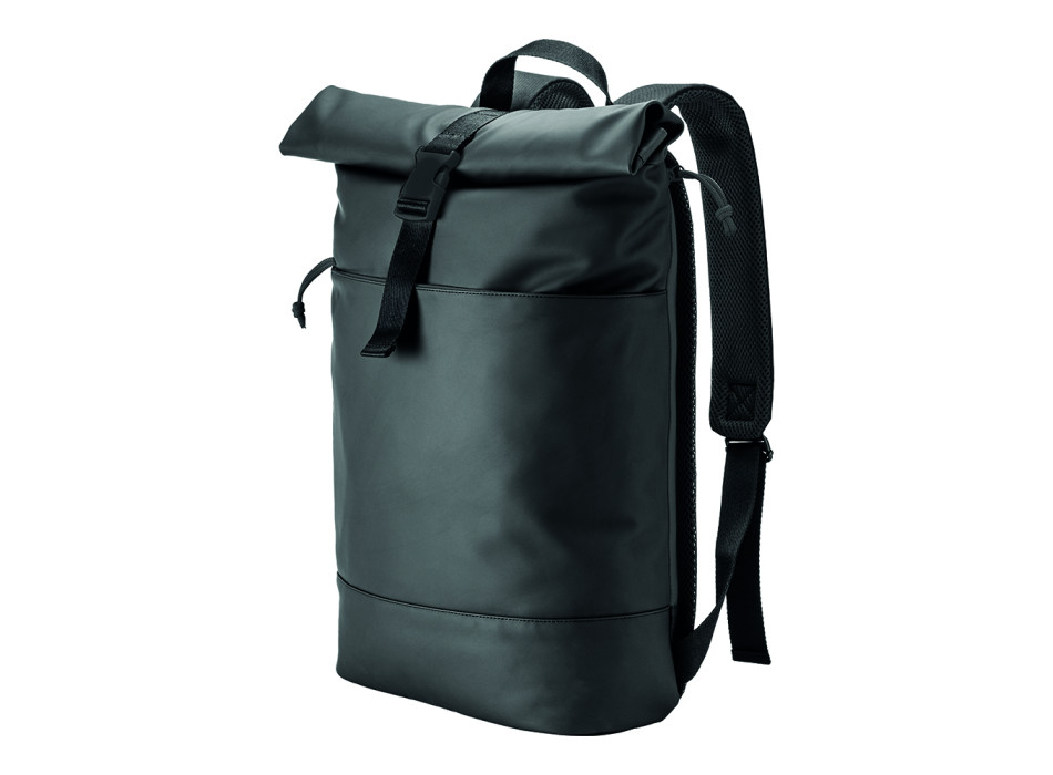 Zaino porta pc in soft pu water resistant, compartimento notebook Gheddi