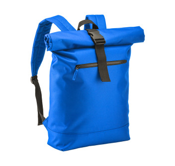 Zaino Roll porta PC (17") in poliestere riciclato R-PET con tasca esterna con cerniera Gheddi