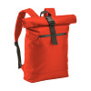 Zaino Roll porta PC (17") in poliestere riciclato R-PET con tasca esterna con cerniera Gheddi