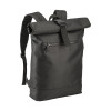 Zaino Roll porta PC (17") in poliestere riciclato R-PET con tasca esterna con cerniera Gheddi