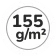 155 g/m2