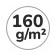 160 g/m2