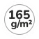 165 g/m2