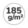 185 g/m2