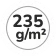 235 g/m2