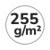 255 g/m2