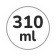 310 ml