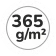 365 g/m2