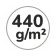440 g/m2