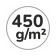 450 g/m2