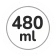 480 ml