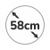 58 cm