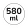 580 ml