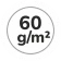 60 g/m2