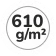 610 g/m2