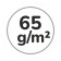 65 g/m2