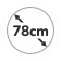 78 cm