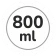 800 ml