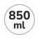 850 ml