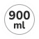 900 ml