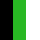 Nero / Verde Kelly / Bianco