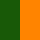 Verde Scuro / Arancio