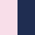 Rosa Chiaro / Blu Navy